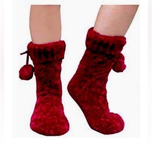 🌺🌸🧦Women's Burgundy Slippers